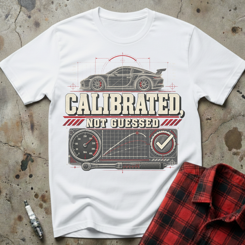 Calibrated Not Guessed T Shirt - White