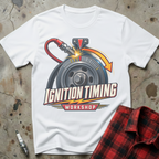 Ignition Timing Workshop T-Shirt - White