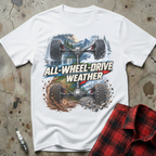 All Wheel Drive T Shirt - White