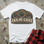 Analog Gauge Appreciation T-Shirt - White