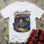 Garage Light On T-Shirt - White