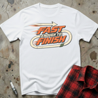 Fast Enough Finish T-Shirt - White