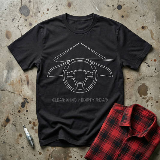 Clear Mind Empty Road T-shirt