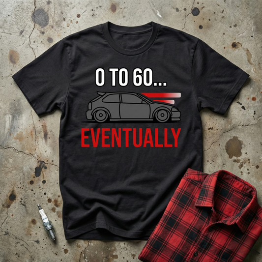 0-60 Eventually T-shirt