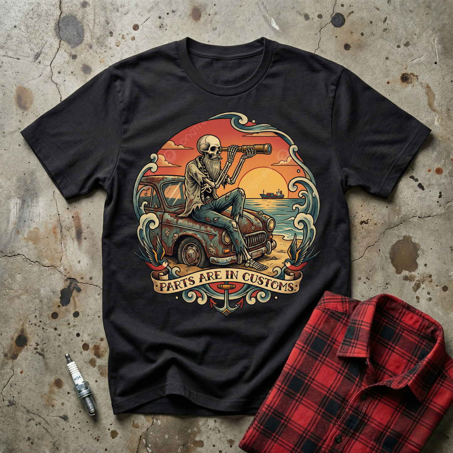 Parts Are In Customs T-shirt