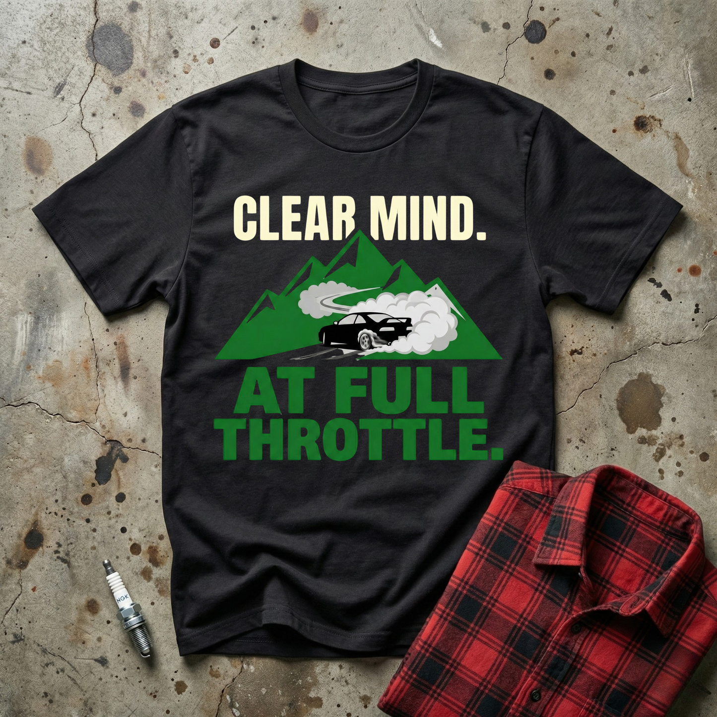 Clear Mind At Full Throttle T-shirt