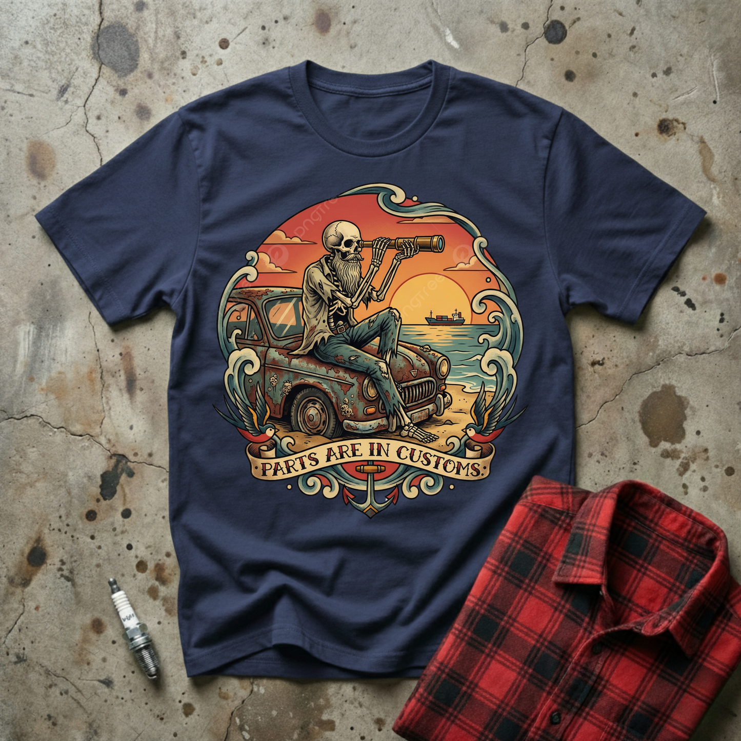 Parts Are In Customs T-shirt