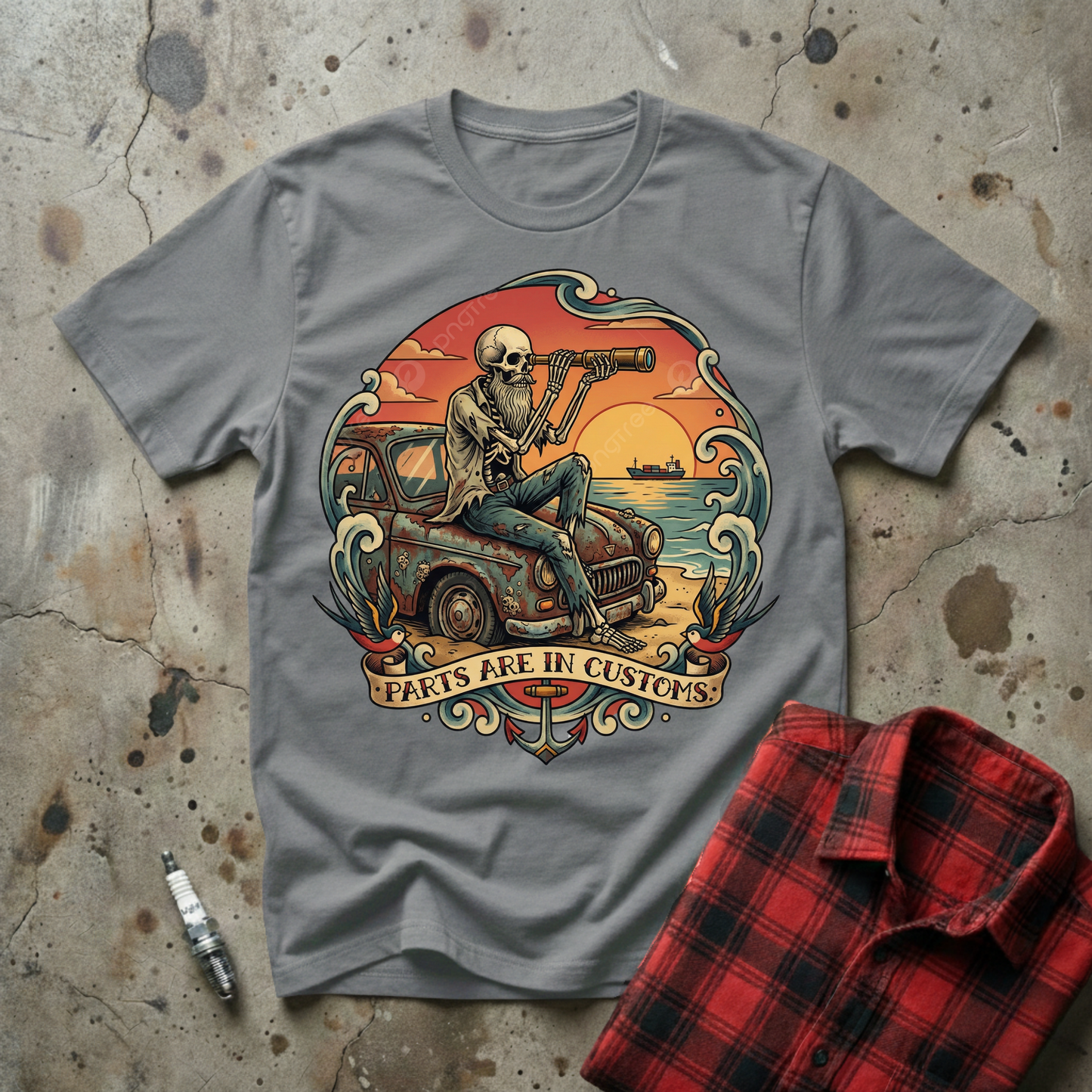 Parts Are In Customs T-shirt