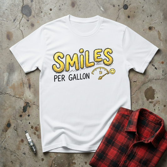 Smiles Per Gallon T-shirt