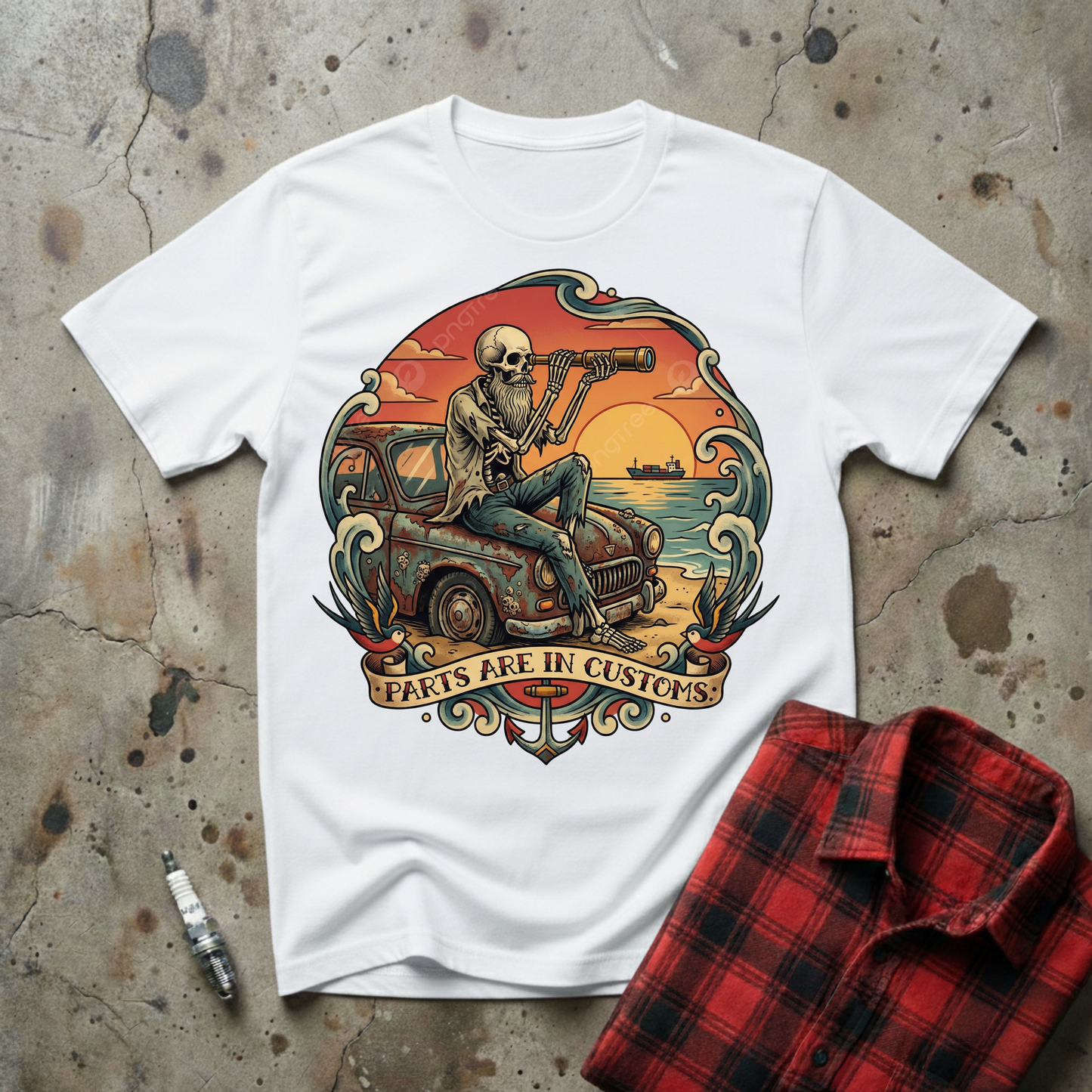 Parts Are In Customs T-shirt