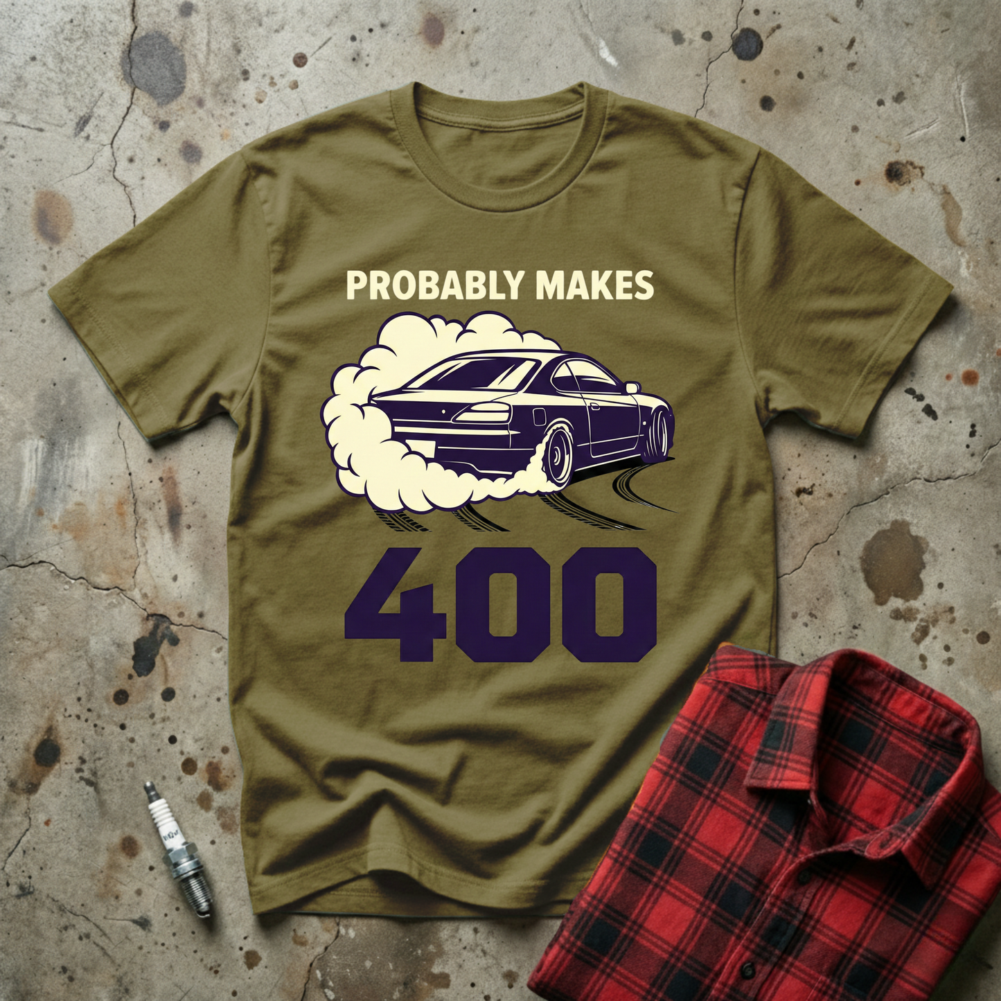 Probably 400.. T-shirt