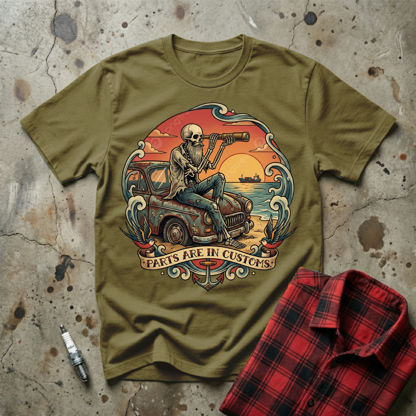 Parts Are In Customs T-shirt