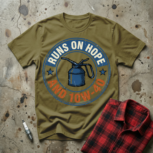 Hope And 10W-40 T-shirt